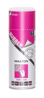 Kumimaalispray RUBBERcomp Neon Punainen matta 400ml