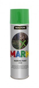 Merkkausvärispray Mark vihreä 500ml