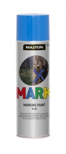 Merkkausvärispray Mark sininen 500ml
