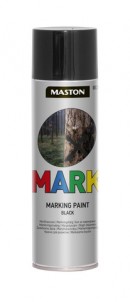 Merkkausvärispray Mark musta 500ml