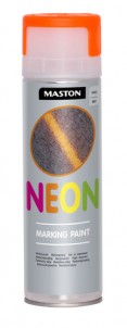 Merkkausvärispray NEON oranssi 500ml