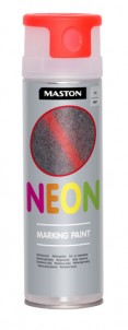 Merkkausvärispray NEON punainen 500ml